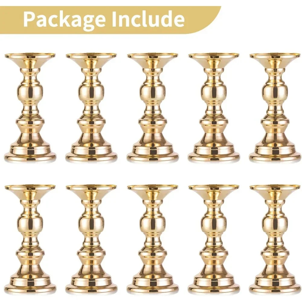 Wedding Centerpieces Candlestick Holders for 2 Inches Candles Stand Decoration Ideal for Weddings Centerpiece Parties Home Decor