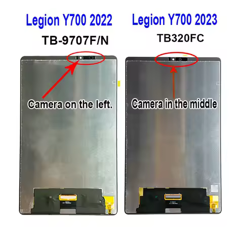 8.8'' New LCD For Lenovo Legion Y700 2022 TB-9707 Legion Y700 2023 TB320FC Touch Screen Digitizer Panel Assembly Replacement