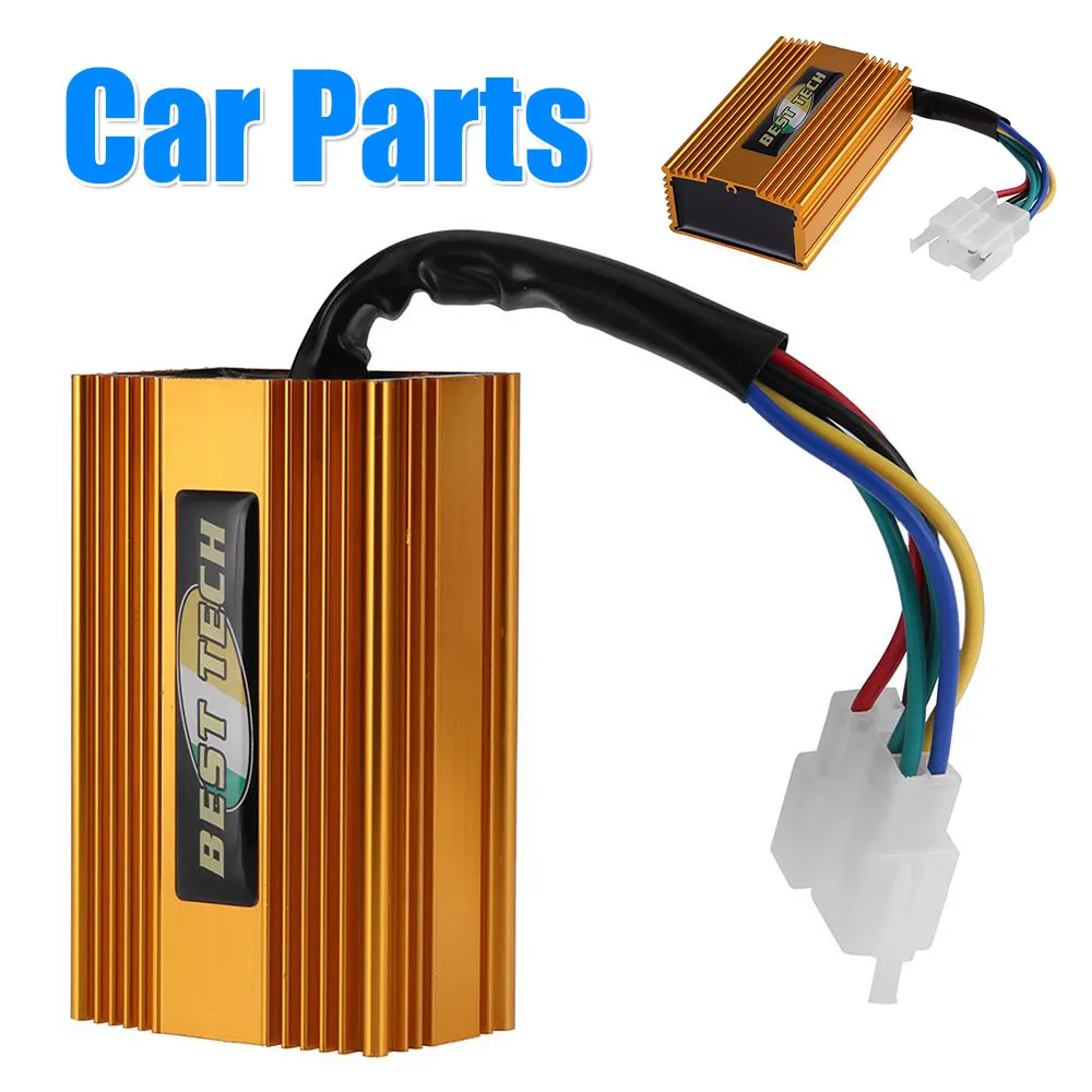 6 Pin Racing DC CDI Unit 12V High Performance for 125 150 200 250cc Dirt Bike ATV Quad Buggy
