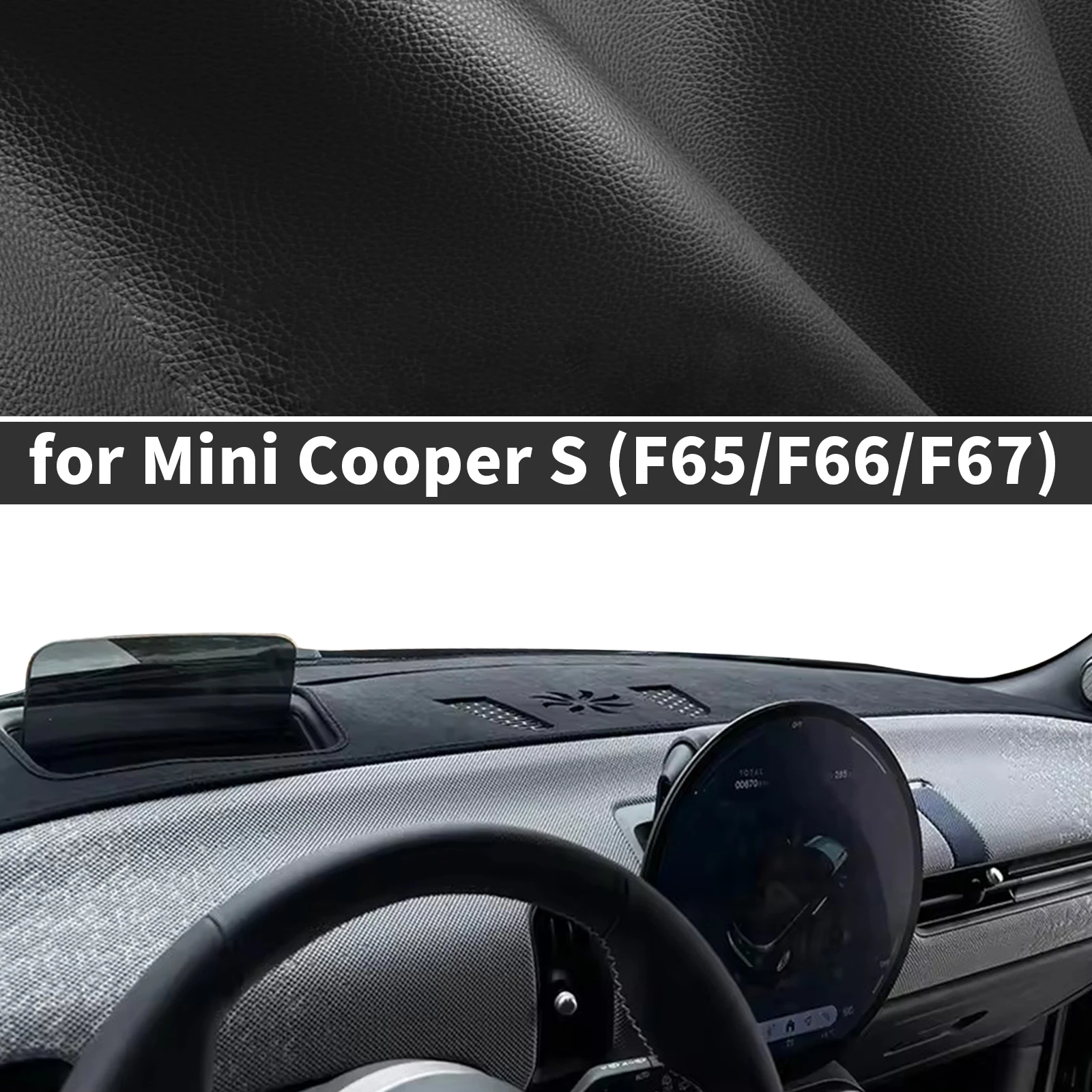

for BMW Mini Cooper S 2026-2024 F65 F66 F67 fit Dashboard Cover Sun Shade Dash Mat Anti‑Reflection Carpet Dash Pad Dashmat