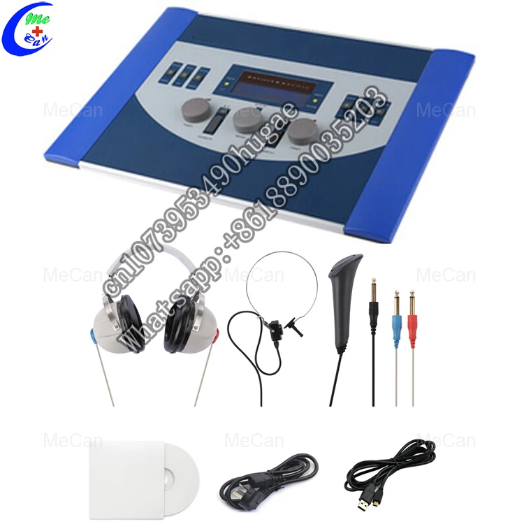 Professional Air And Bone Conduction Clinical Portable Diagnostic Audiometer for Hearing Test