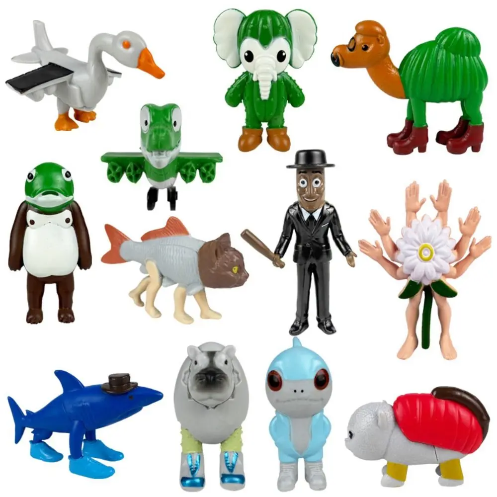 

Shark Bombardino Tung Tung Sahur Funny Model Shimpanzini Bananas 3D Printing Tralalero Tralala Figure Tung Sahur Lirili Larila