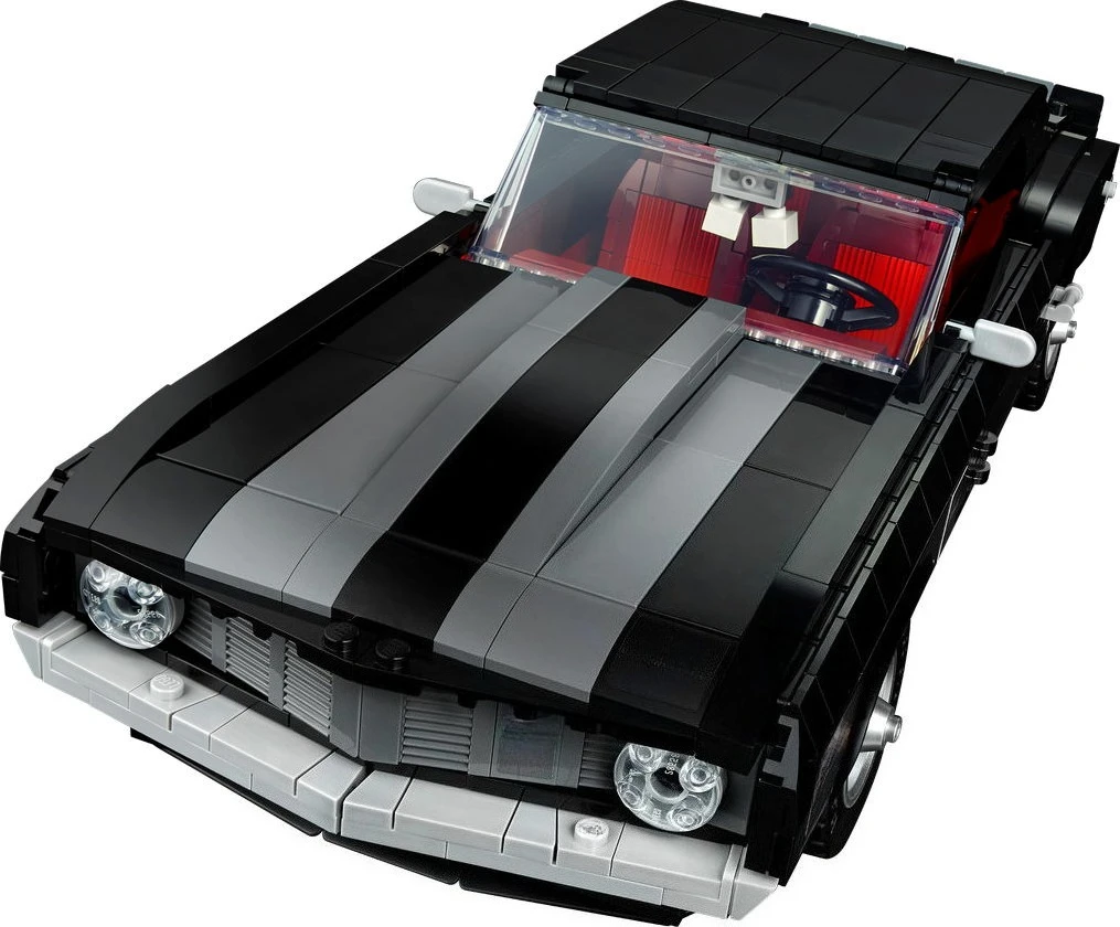 ชุดตัวต่อรถสมรรถนะสูงสไตล์เรโทร รุ่น 10304 ใช้ร่วมกับตัวต่อเลโก้ได้ เหมาะสำหรับเป็นของขวัญคริสต์มาส 1456 ชิ้น