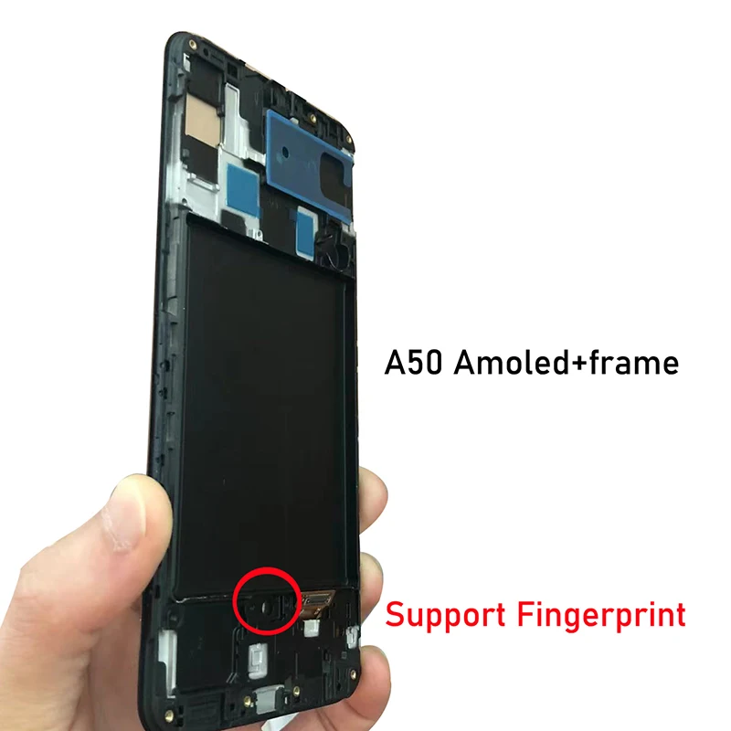 LCD Display Replacement for Samsung Galaxy A50, Touch Screen, Digitizer, Black