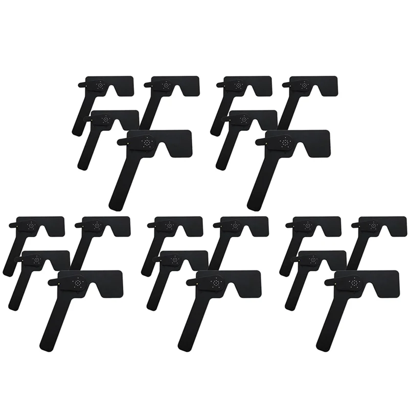 A27U 안과 전문의를 위한 새로운 20개 안과용 눈 차폐기 Orthoptists 검안 전문가 눈 검사 도구(검은색)