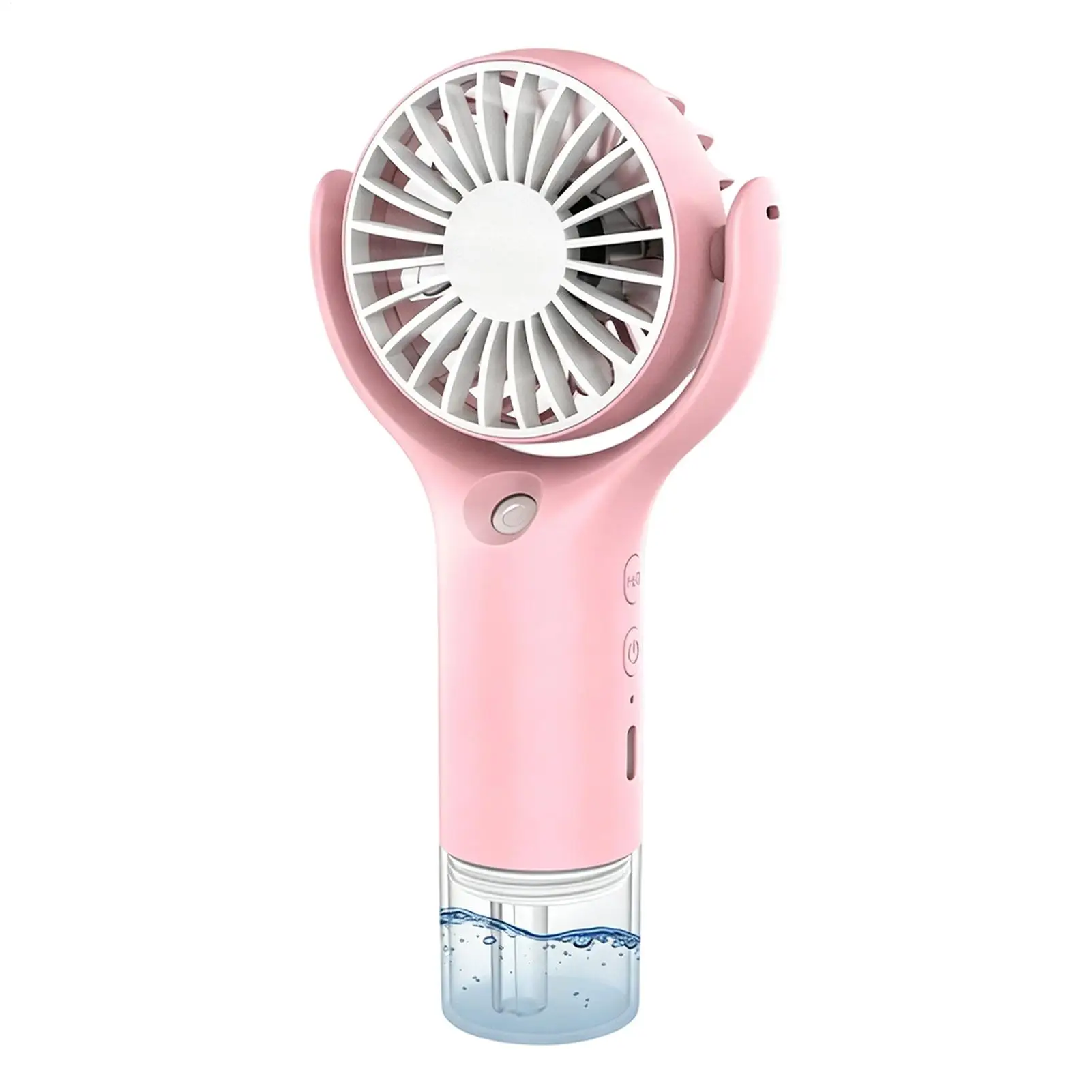 Portable Fan with Mist USB Charging 3-Speed Spray Cooling Fan Outdoor Handheld Fan for Outdoor Office Patio Beach Travel Camping