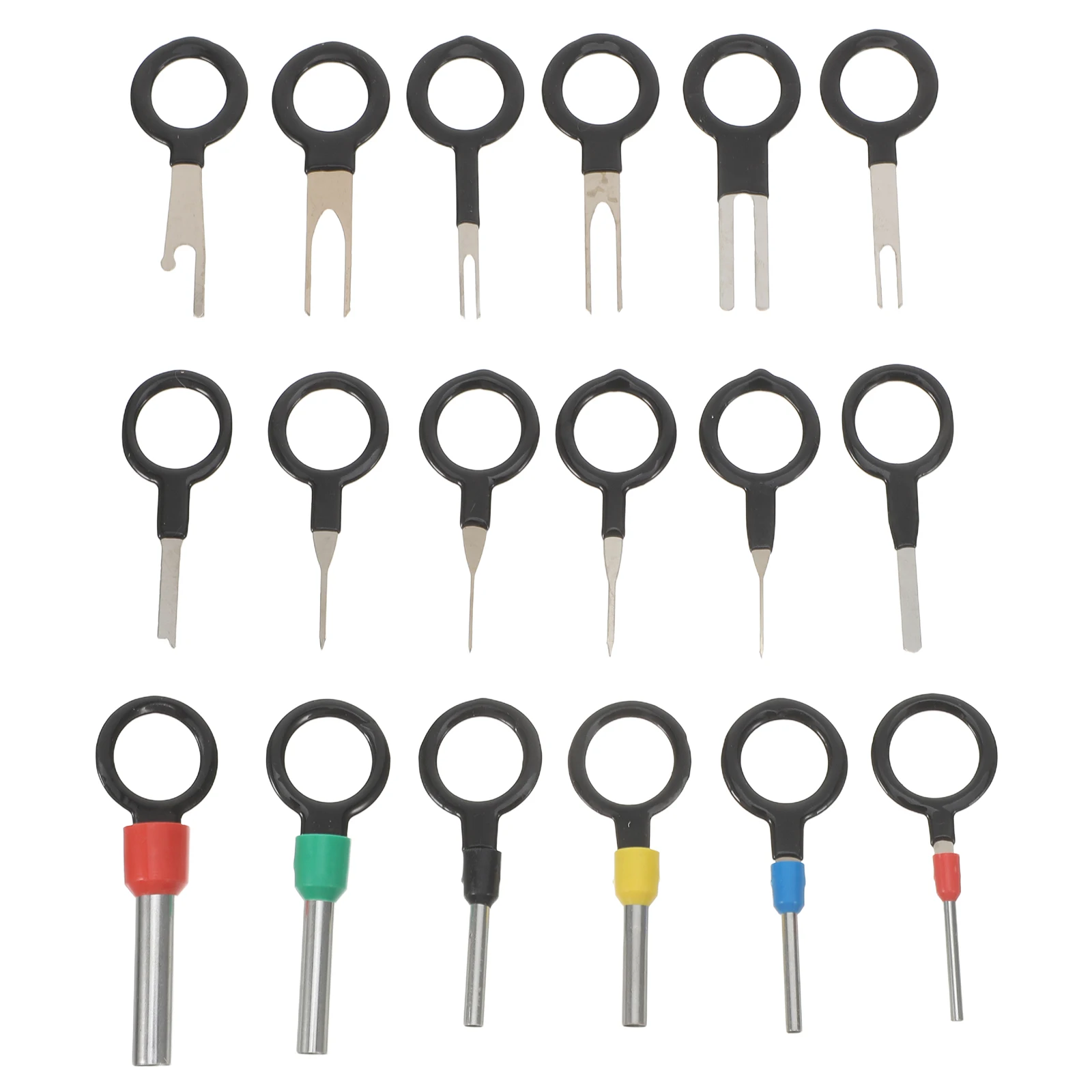 

18pcs Terminal Returner Connector Removal Tool Depinning Kit Automotive Wiring Harness Remover Pin Extractor Set
