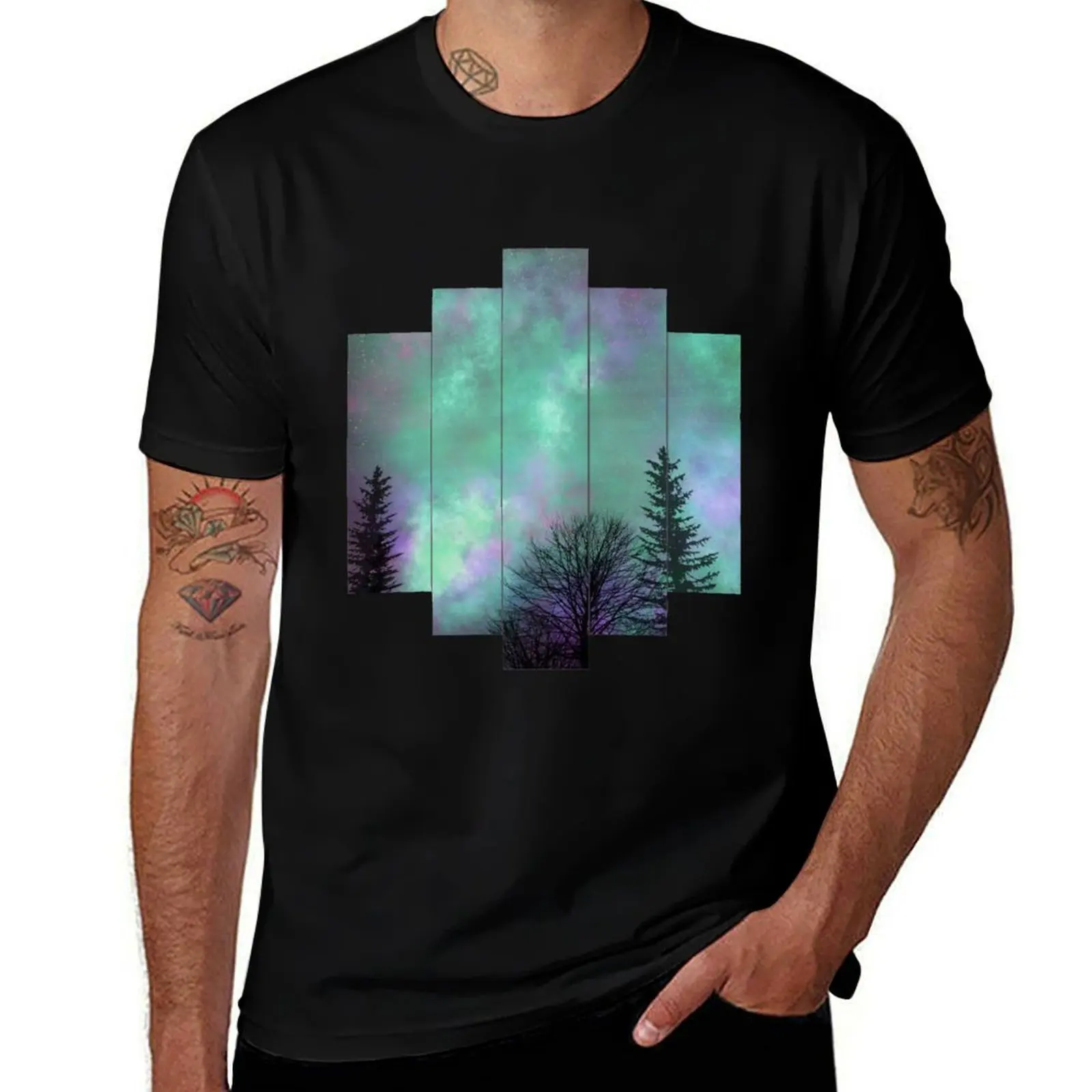 

Northern Lights T-Shirt t shirts for man pack cotton man t shirts for men casual funny t shirts man T-Shirt
