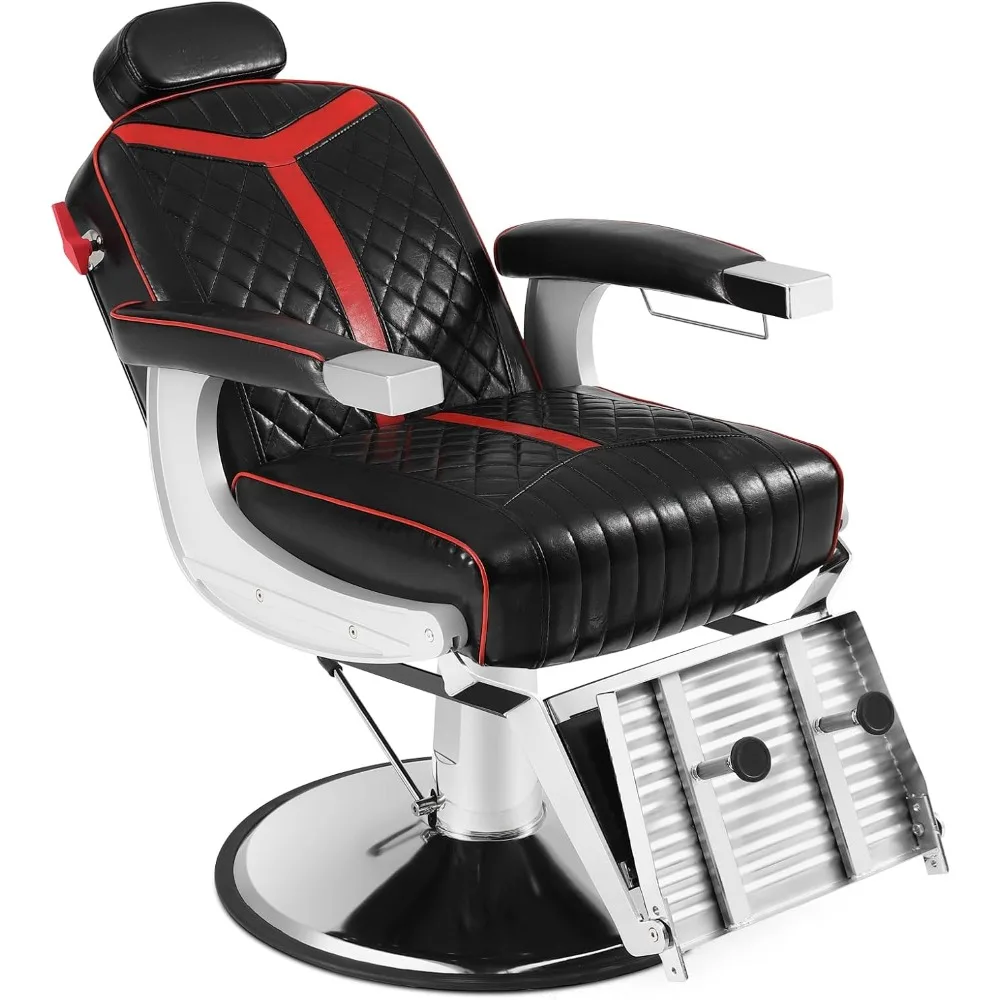 

Barber Chair All Purpose Hydraulic Barber Chair Recline Adjustable Heavy Duty Chair Beauty Salon Spa Tattoo Styling Barber