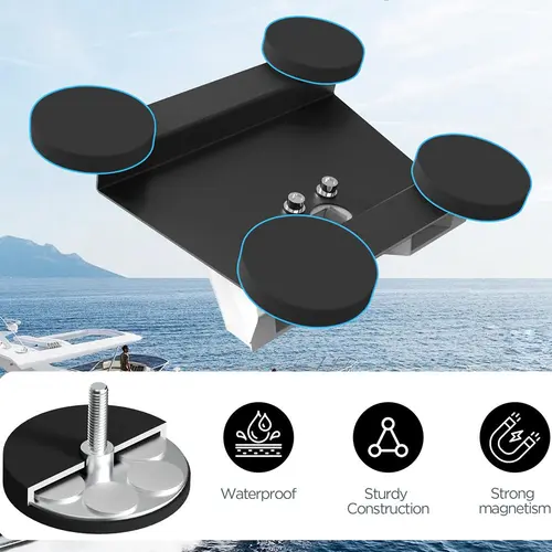 Imagen 2 del producto Kit de soporte magnético de montaje en techo para Mini antena Starlink, accesorios de recepción de señal, estante de montaje en techo de coche para barcos RV Vans