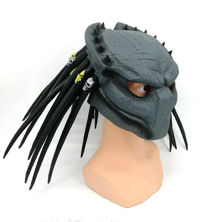 Horror Film and Television Peripheral Props Halloween Easter Party Cosplay Alien War Predator Mask Scary Costumes