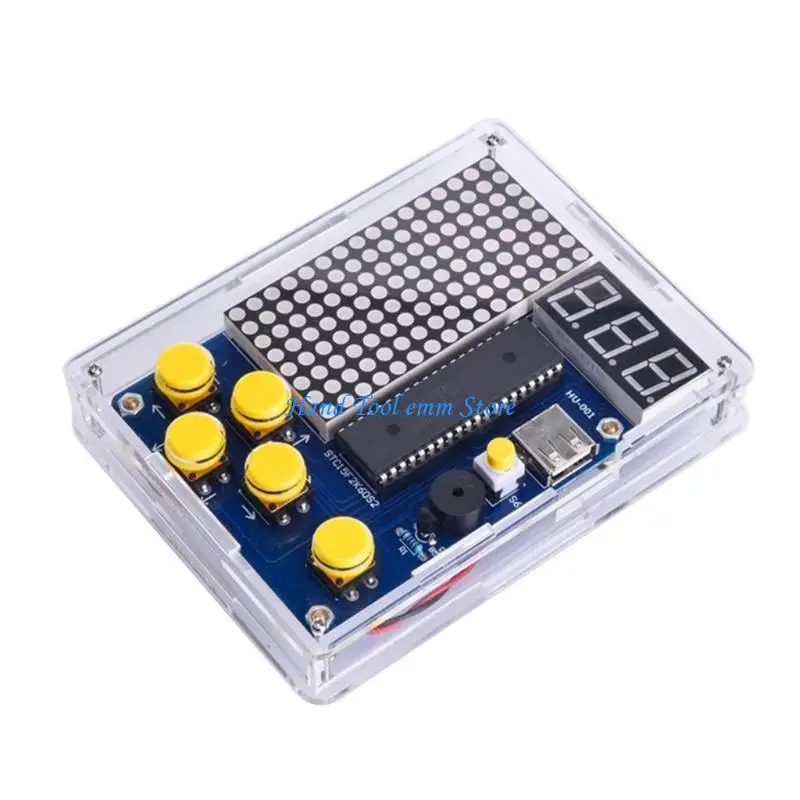 H37F Pixel Game Machine DIY Soldering Snake / Game Fun Electronic Soldering Practice Electronic