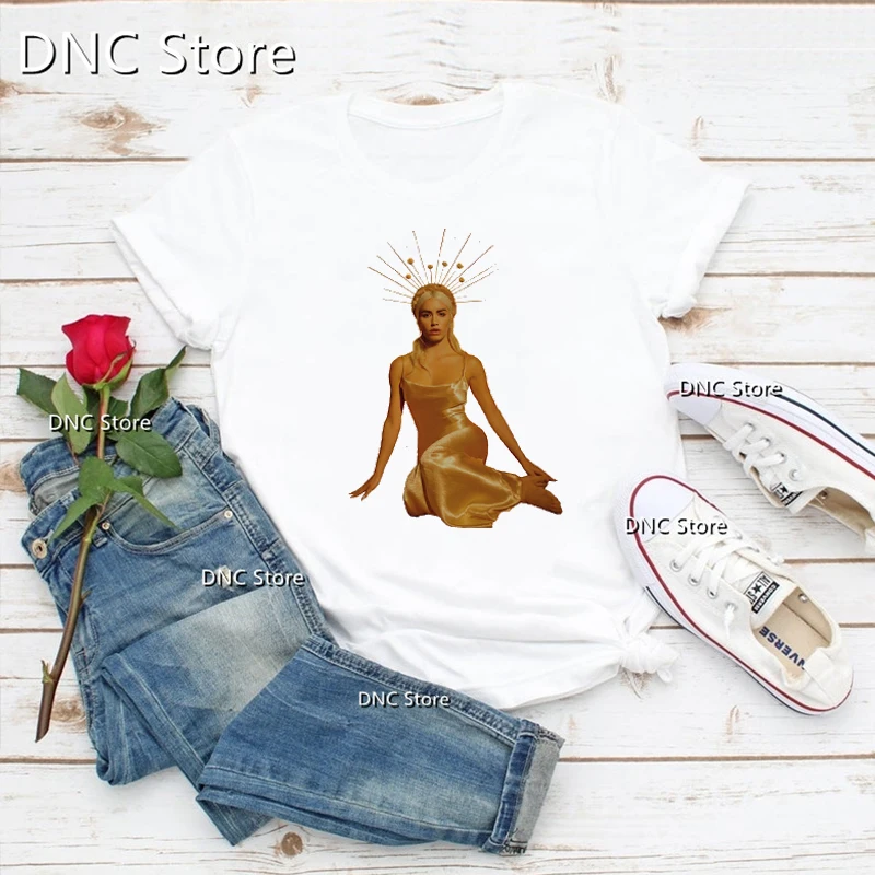 Di modo delle Nuove donne t-shirt Rapper Lali Stampa Grafica 90s Delle Ragazze O-Collo tshirt Hip Hop Casual t-shirt femme Magliette E Camicette vestiti di Strada