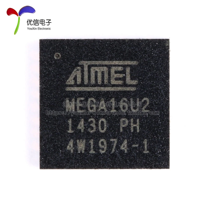 Free shipping   ATMEGA16U2-MU QFN-32  8 AVR 512 x 8     10PCS