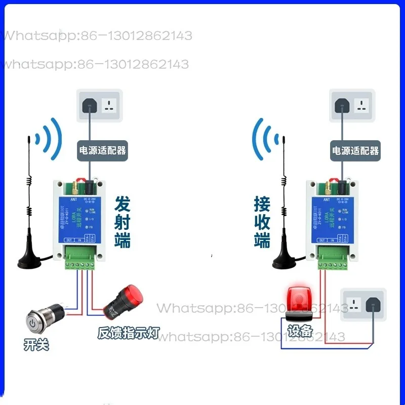 5-kilometer long-range bidirectional wireless remote water level controller with synchronous long-range feedback transmission