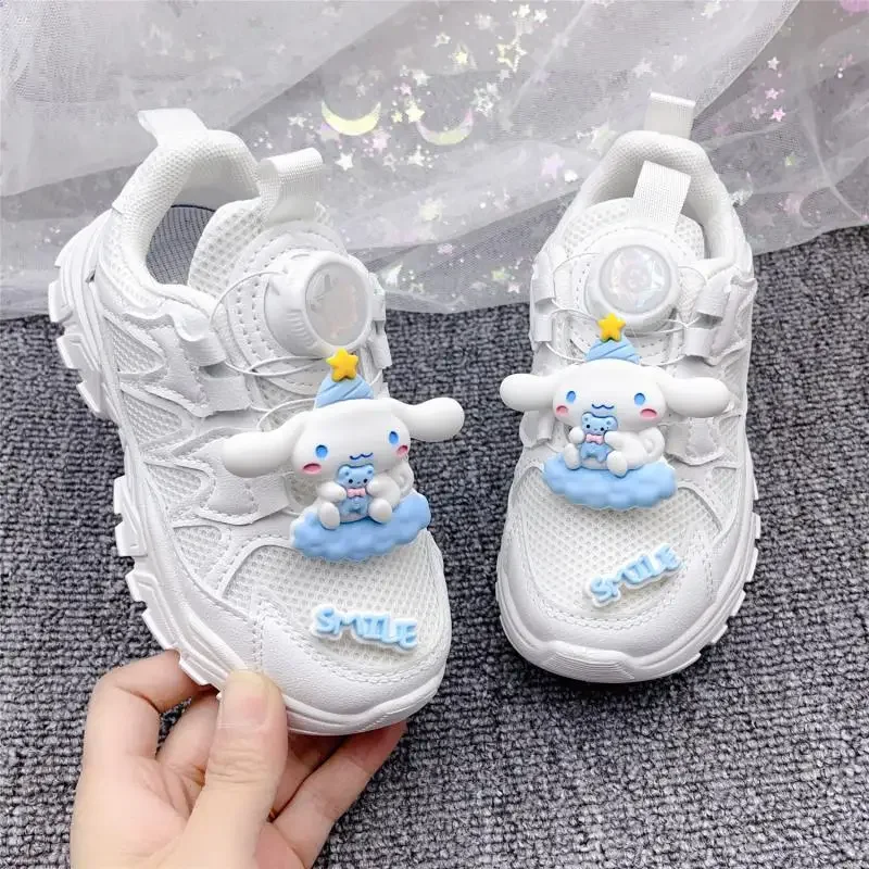 Sanrios Anime Hellokitty Sneaker Cartoon Cinnamoroll Ventileren Veelzijdige Casual Schoen Slijtvast Mijn Melodie Meisje Verjaardagscadeau