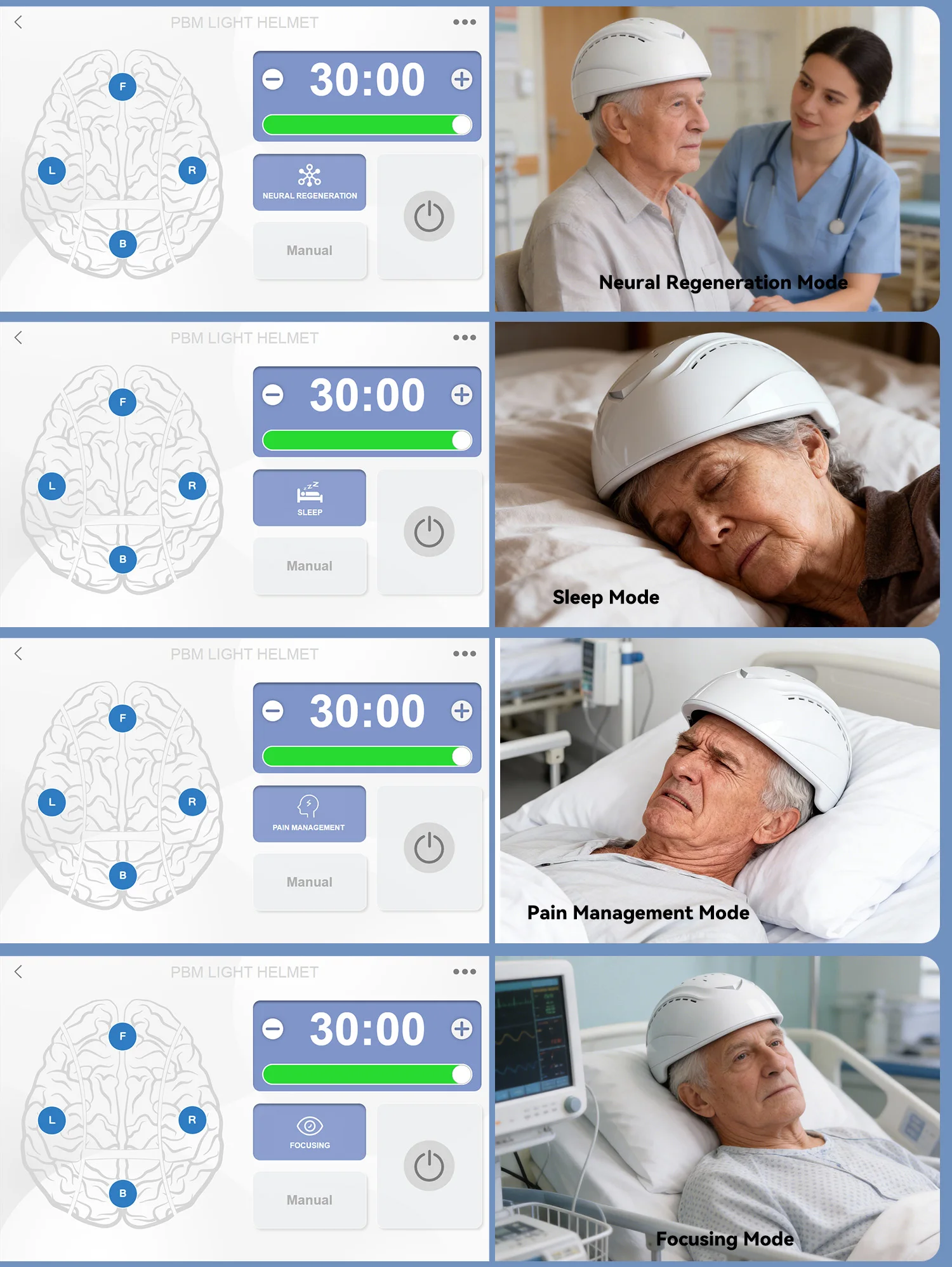 Photobiomodulations-Helm 810nm NIR Gehirn-Lichttherapiegerät für Kognitive Leistung und Gesundes Altern – Detail 9