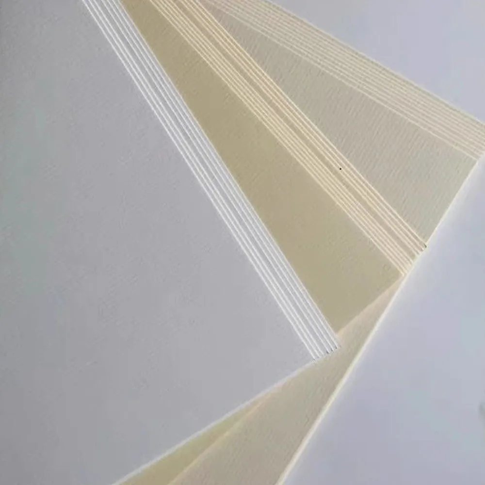 100 Pieces A3 Business Card Paper Beige Inkjet Printing Drawing 100g Watercolor Paper 297x420mm