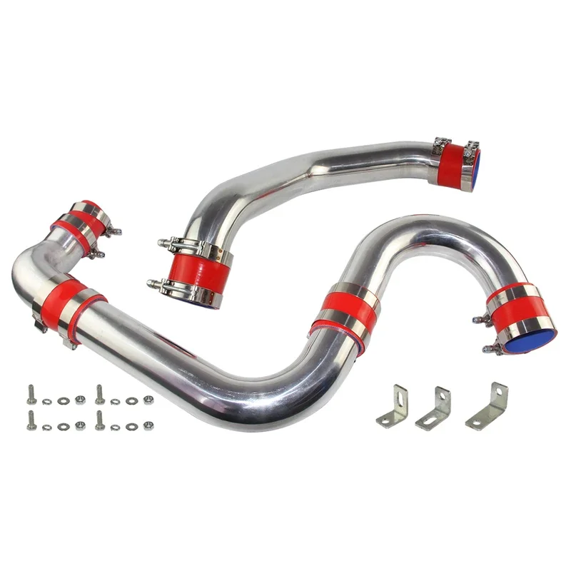 Intercooler Piping Hose Kit Front Mount For Toyota Chaser MARK II JZX110 1JZ-GTE 2.5L Torbo Engine 2000-2004 Aluminum