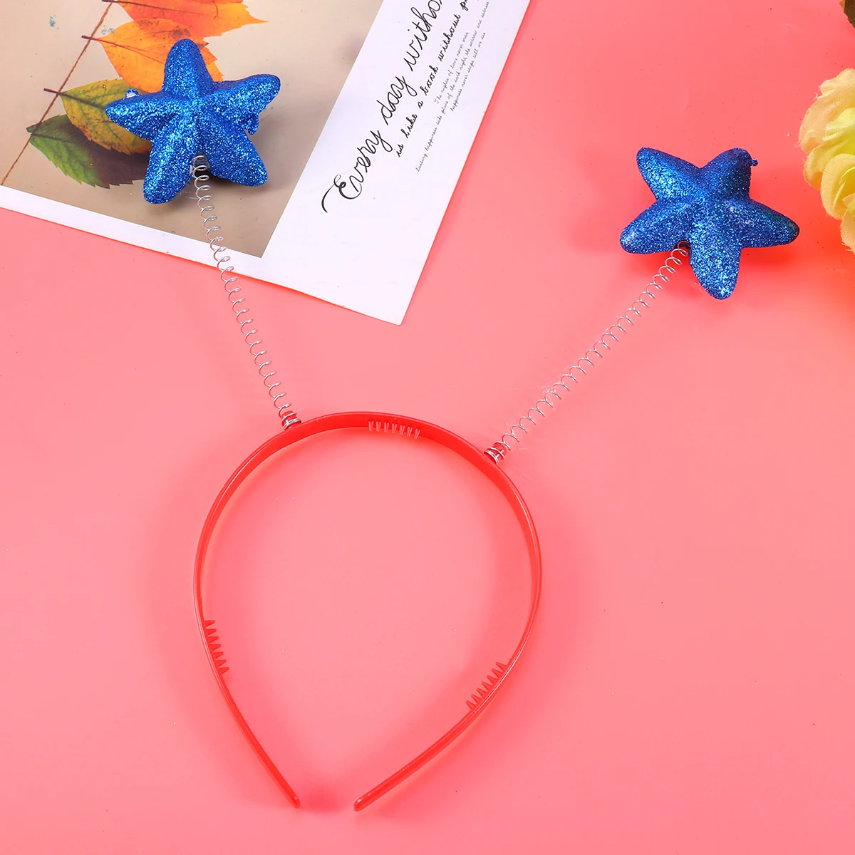 

5Pcs Star Decor Hair Hoop For Kids Child Girl Cute Funny Headband Party Fashion