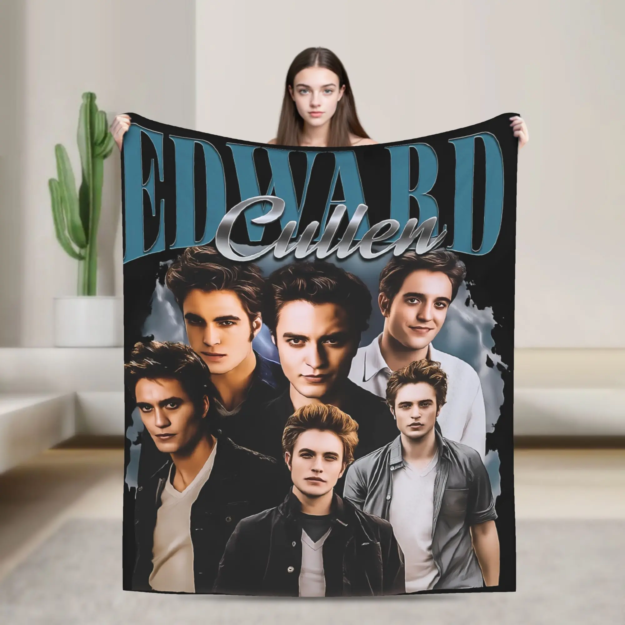 جاكوب الشفق ساغا سوبر البطانيات الدافئة الطلاب أفخم الفراش يلقي طباعة غرفة المعيشة الفانيلا المفرش أريكة غطاء سرير