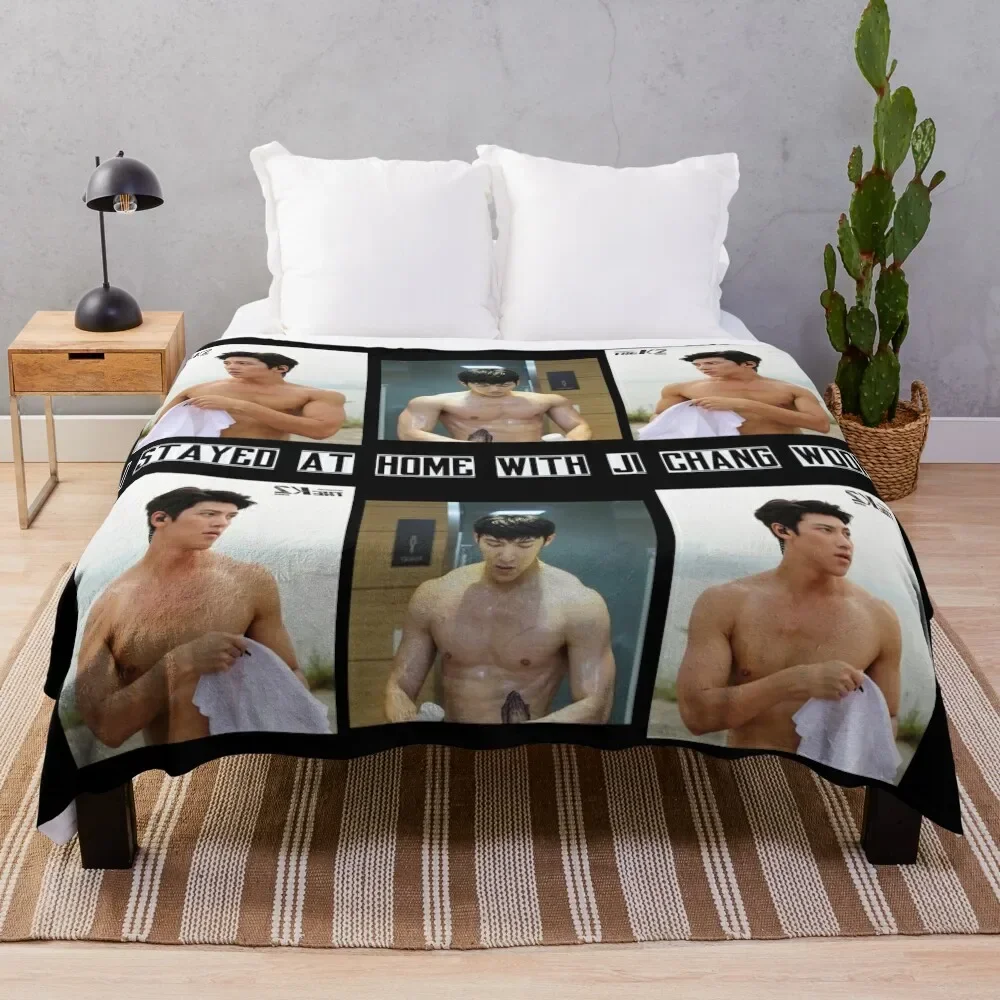 Ji Chang Wook [ISH] Series Throw Blanket Retros halloween Bed Moving Summer Beddings Blankets