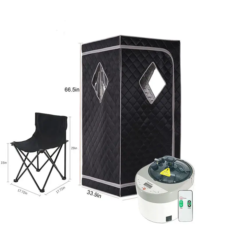 full body home steam sauna grupo steam pot controle remoto terapia detox temperatura tempo spa pessoa 4l grande 01