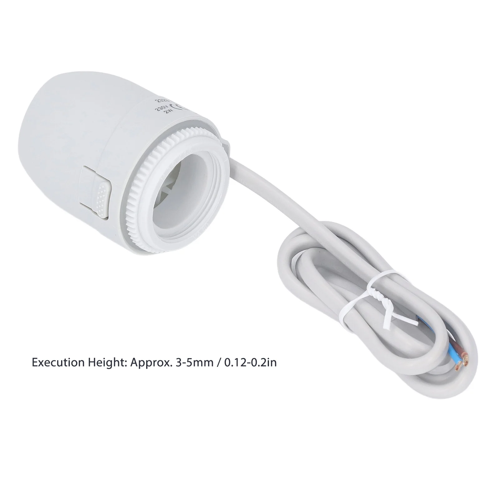 Underfloor Heating Actuator 230VAC -25-65℃ Normally Close IP54 Flame Retardant Rating 100N Electrothermal Actuator for Home view 5