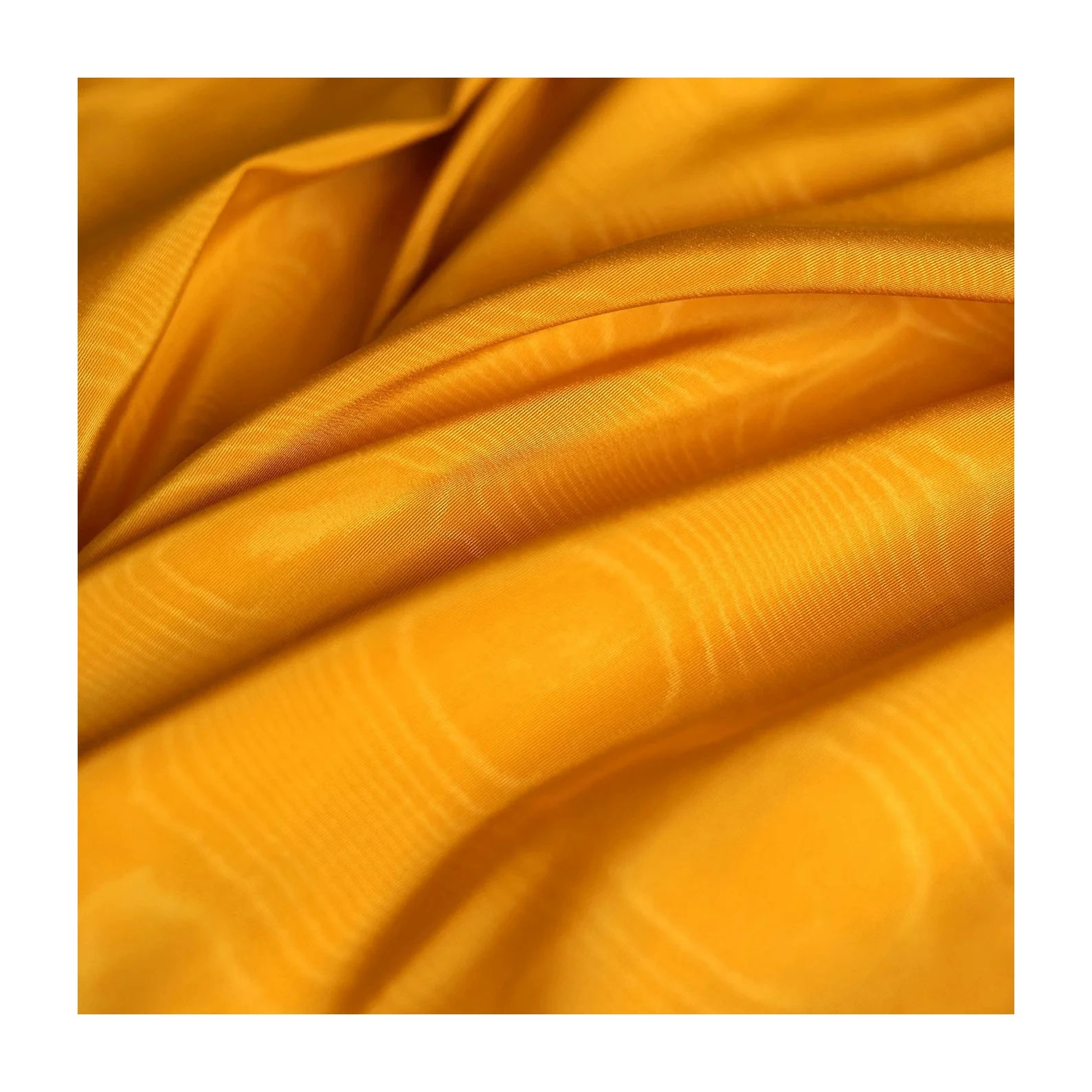 Orange Moire reflective jacquard fabric moire jacquard texture layer suit skirt garment designer fabric