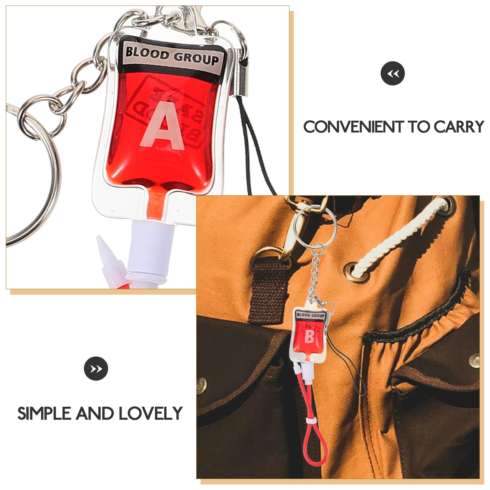 

2 Pcs Ring Halloween Party Favors for Jewelry Keychain Decorate The Favours Bracket Man