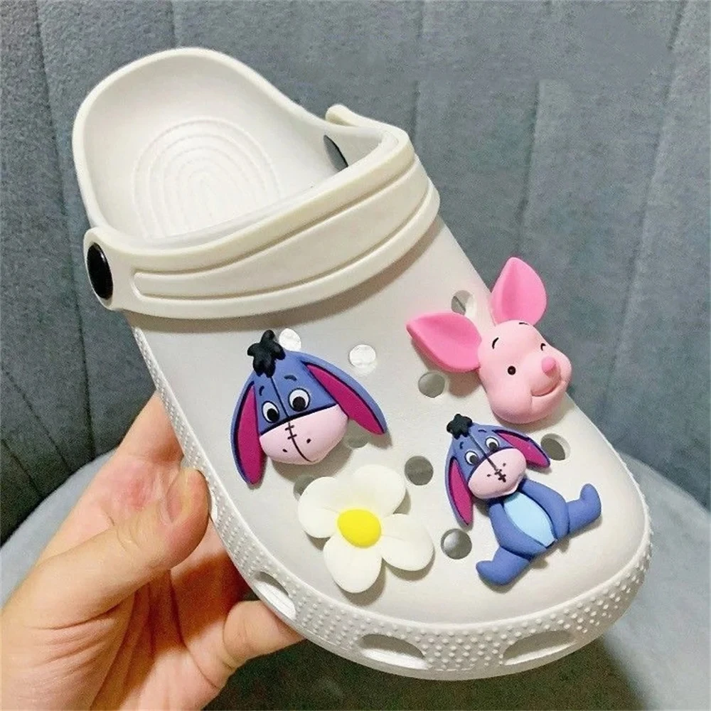 MINISO Little Bear Cartoon Character Shoe Accessories Three-dimensional Cute DIY Shoe Buckles Summer Fashion Sandal Decorations