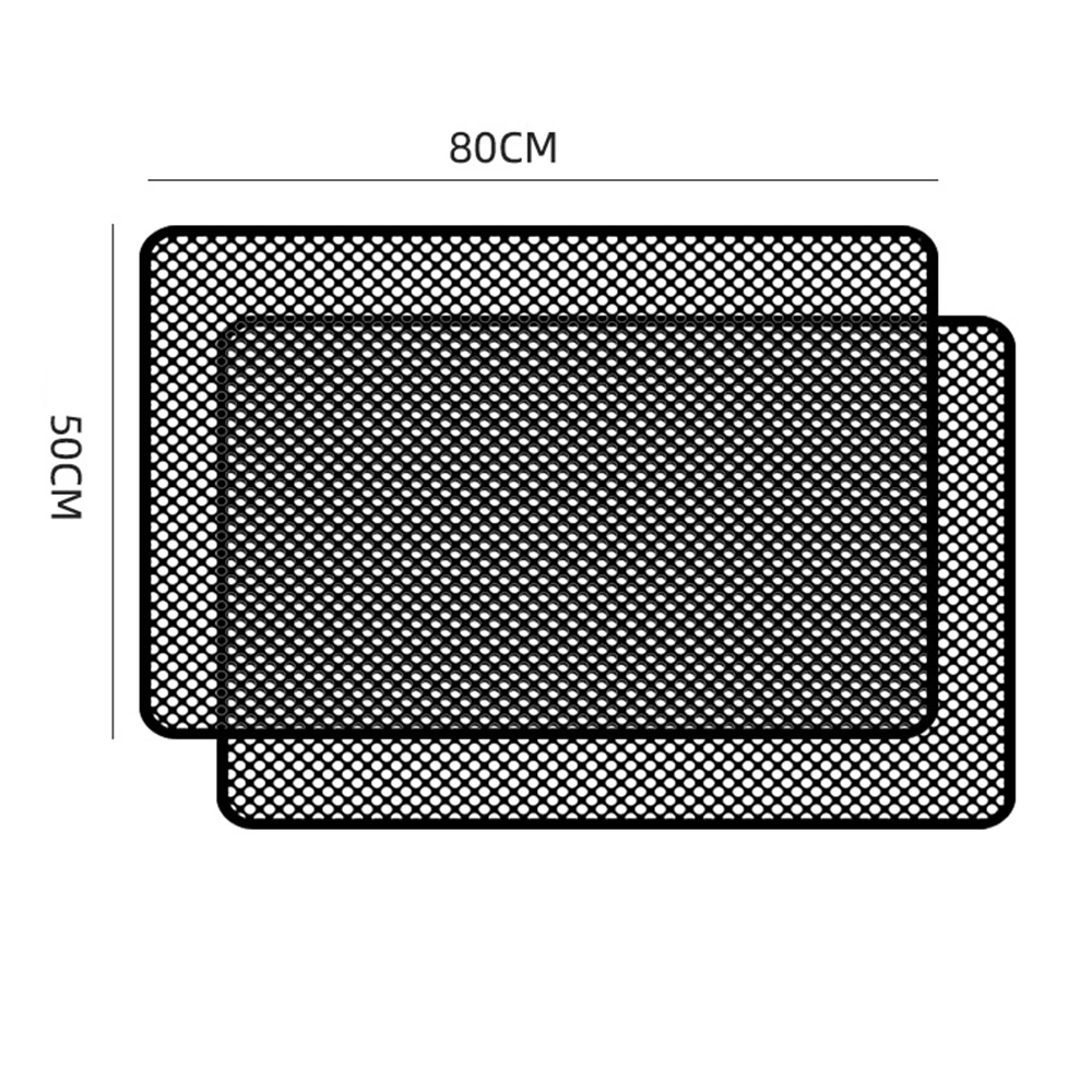 2 قطعة 50x80 سنتيمتر لتقوم بها بنفسك الشمس ظلال الشمس حماية نافذة غطاء ملصقات السيارات الأسود البلاستيكية ظلة الجانب نافذة درع مع ثقوب صغيرة