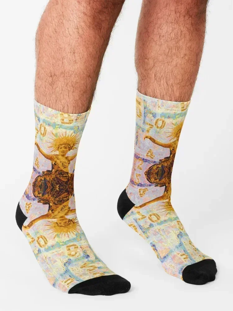 Lady Luck Good Luck Socks gift japanese fashion heated Children's Man Socks Women's