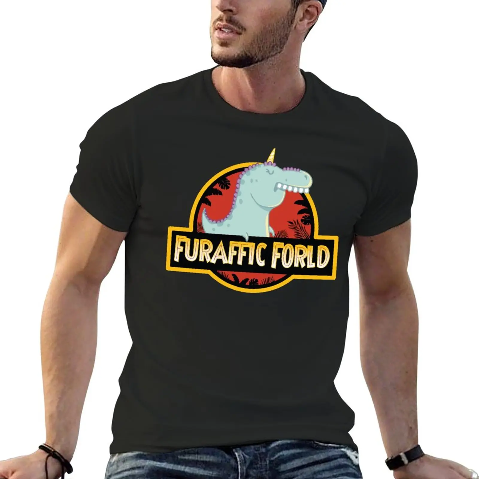 New Furaffic Forld T-Shirt sweat shirt Short sleeve designer t shirt men