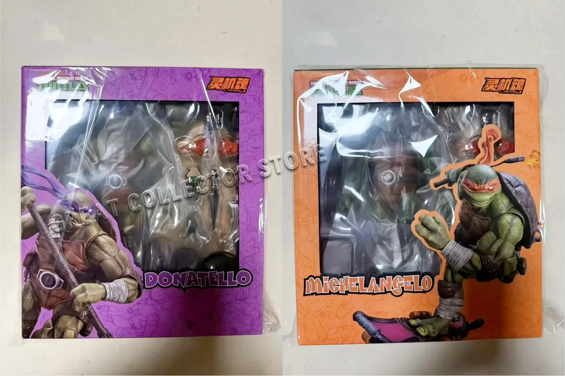 Ling JiHun 1/12 Scale Teenage Mutant Ninja Turtles Raphael & Leonardo 2-Pack Set Articulated Action Figure Collectible for Adult - view 4