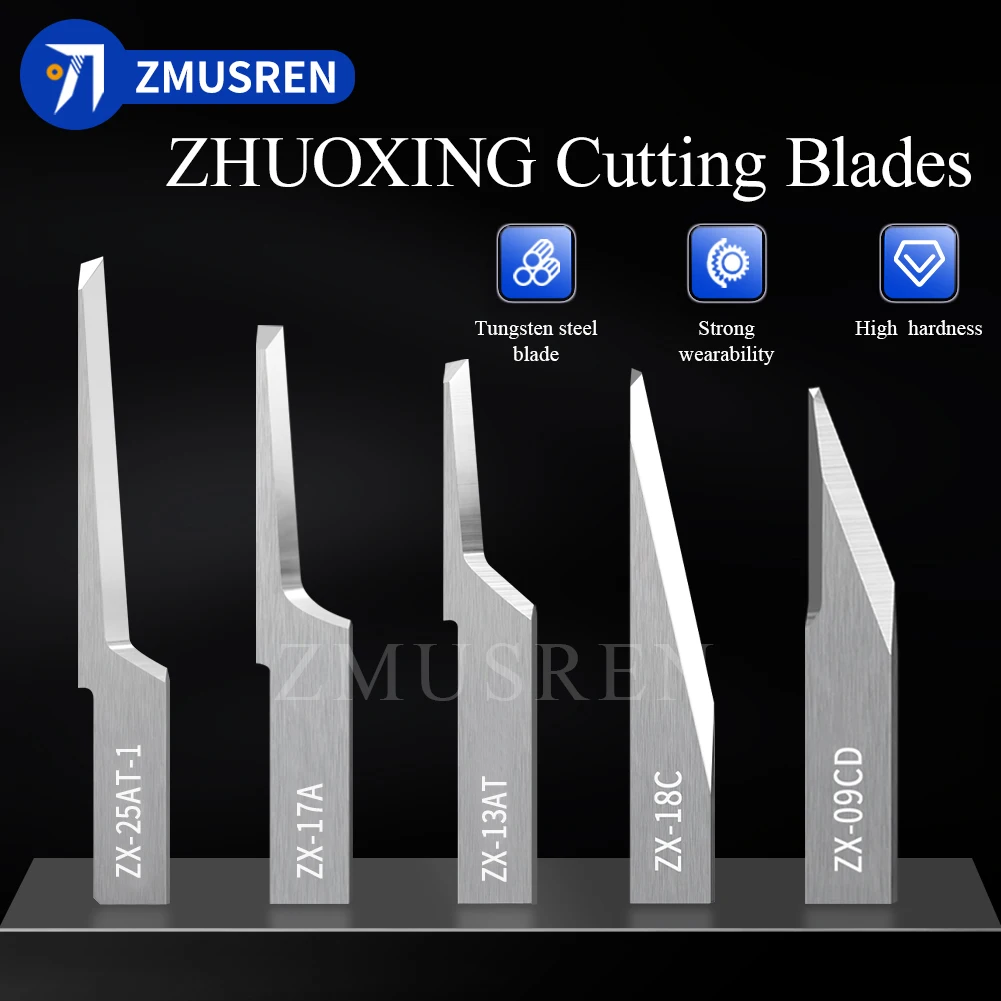 10PCS Zhuoxing Blade ZX-09CD 09AT 13AT 17AT 18CT 25AT-1 26C 35AT 603 3161K 28PS 32PS Carbide Tungsten BLADE ZXT CUTIING KNIFE