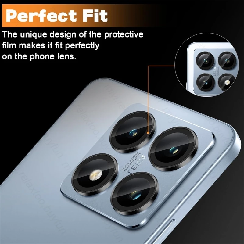 Xiaomi14T Case 8K HDR Matel+Glass Camera Protector Cover For Xiaomi 14T Pro 5G Camera Protective Glass Ring Cap Xiomi Mi14T 14 T