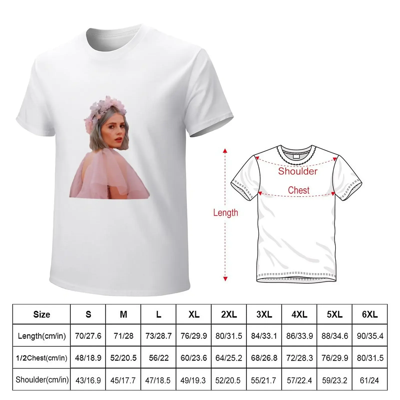 Lucy Boynton Met Gala 2019 T-Shirt anime clothes aesthetic clothes t shirt for men