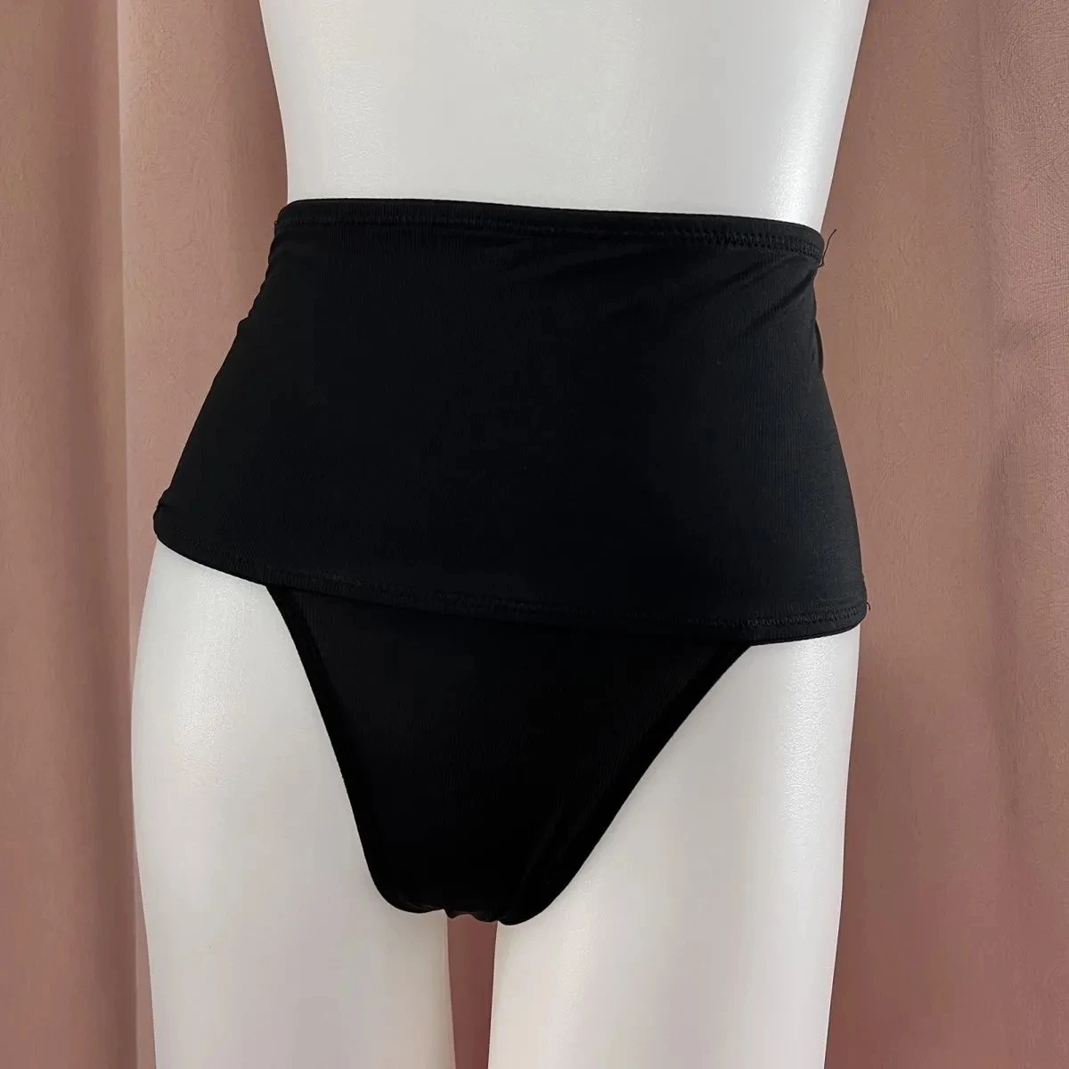 Women Big Elastic High Waist Panties Briefs Black-T Breathable Briefs Intimates Shapewear Panties Erotic Lingerie Slim Thongs