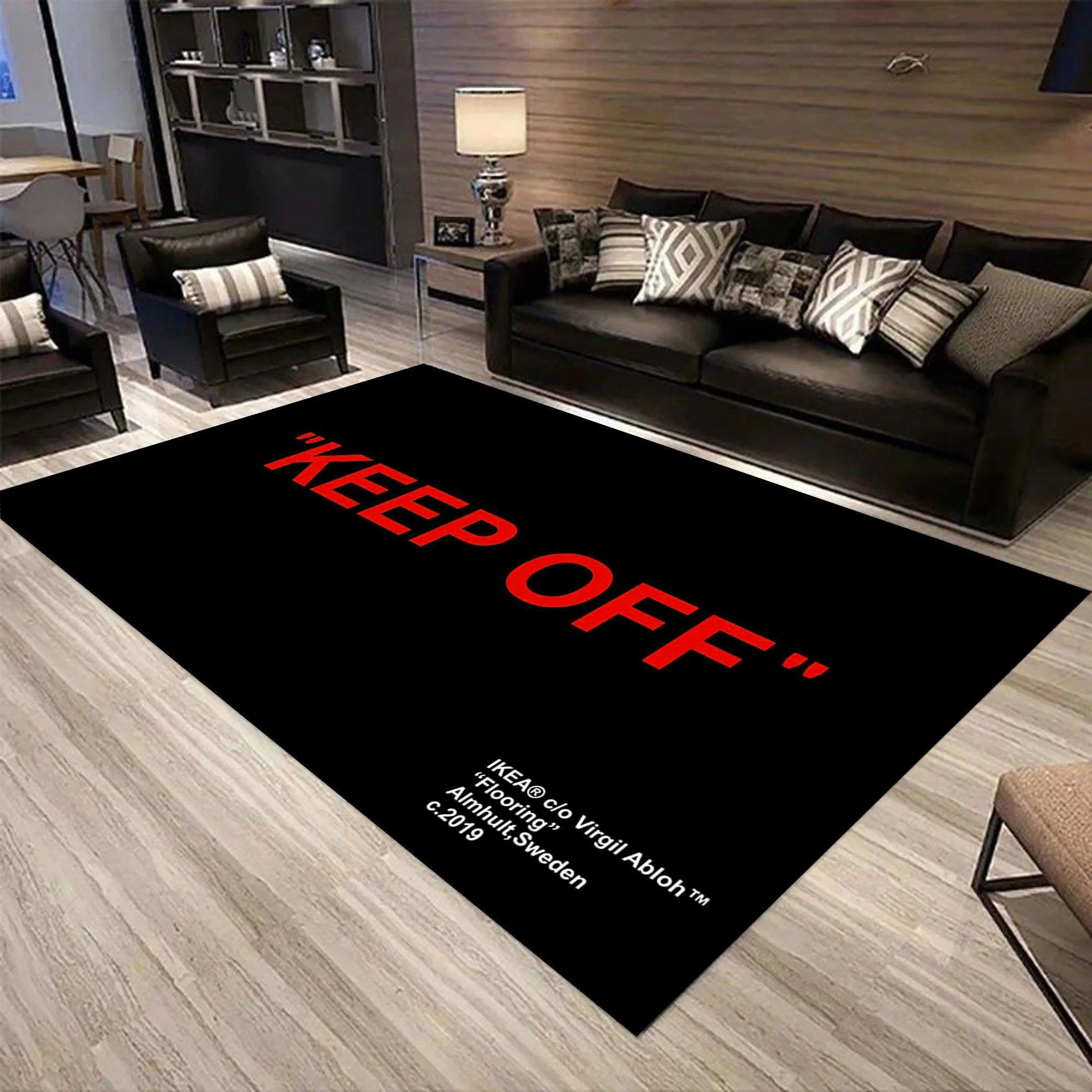 Rose Red Series Modern Keep Off Carpet Patterned Home Decor Modern Custom Carpet Fashion Decor Cool Rug Personalized Gifts