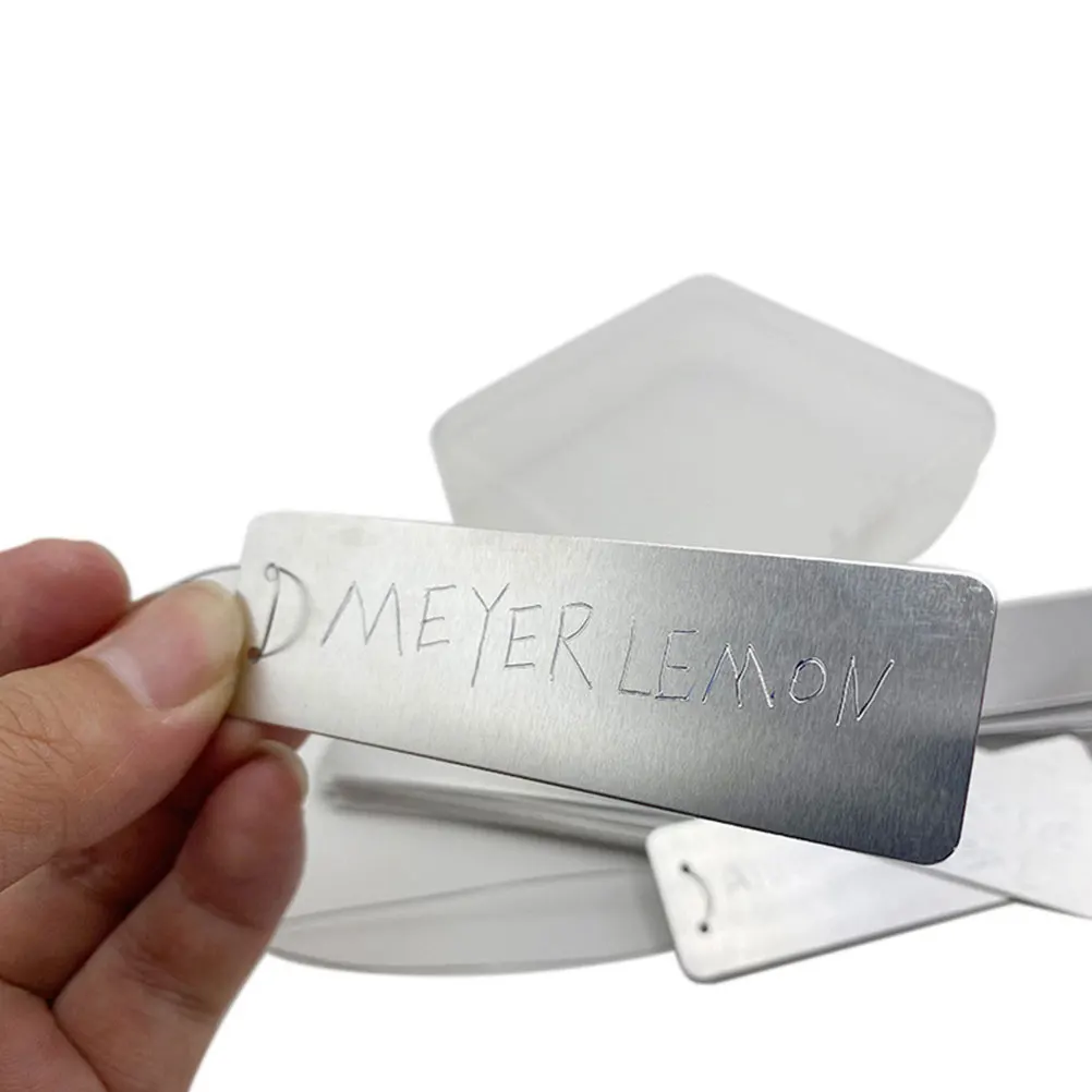 

10Pcs Aluminum Plant Labels Garden Markers Outdoor Metal Tags for Plant Identification Blank Tags for Gardening Supplies