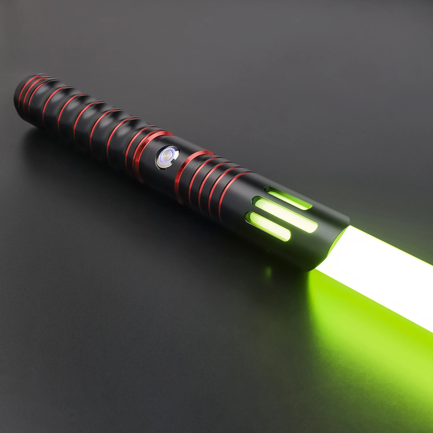 Txqsaber rgb sabre de luz balanço suave 12 cores mudança 27 sons espadas laser jedi para duelo pesado treinamento de combate cosplay presente