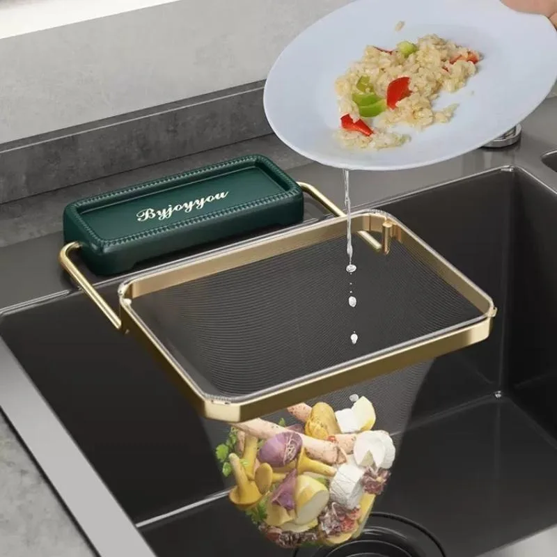 1pc Sink Filter Mesh Frame, Household Vegetable Washing Basin Garbage Residue Leakage Mesh Basket