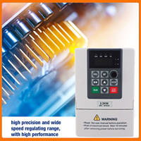 Drive Inverter 380V 2.2KW Inverter 380V 2.2KW VFD Variable Frequency Drive Inverter for Motor Speed Control 3-Phase Input Output