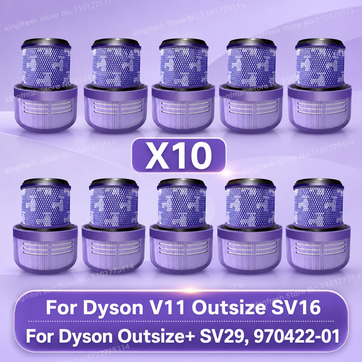 Hepa-Filter passend für Dyson Outsize+ / V11 Outsize / V11 Outsize Origin / V11 Outsize Absolute+ / V15 Outsize Teil 970422-01 Ersatzteile