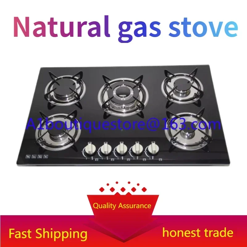 gas stove, natural gas stove Embedded sand five-eye burner