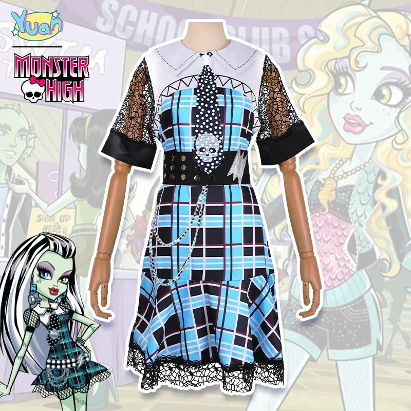Disfraz de Cosplay de Frankie Stankiki para chica de Anime bidimensional de escuela secundaria de elfo de CyMonster