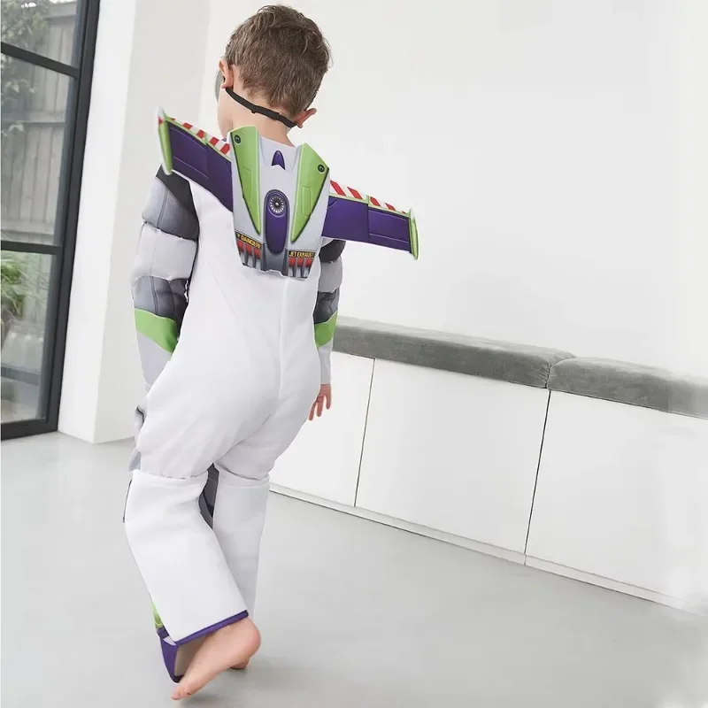 

Buzz Lightyear Halloween Birthday Party Theme Animation Cos Costume Children's Superhero Cotton-filled One-piece Costume Cosplay