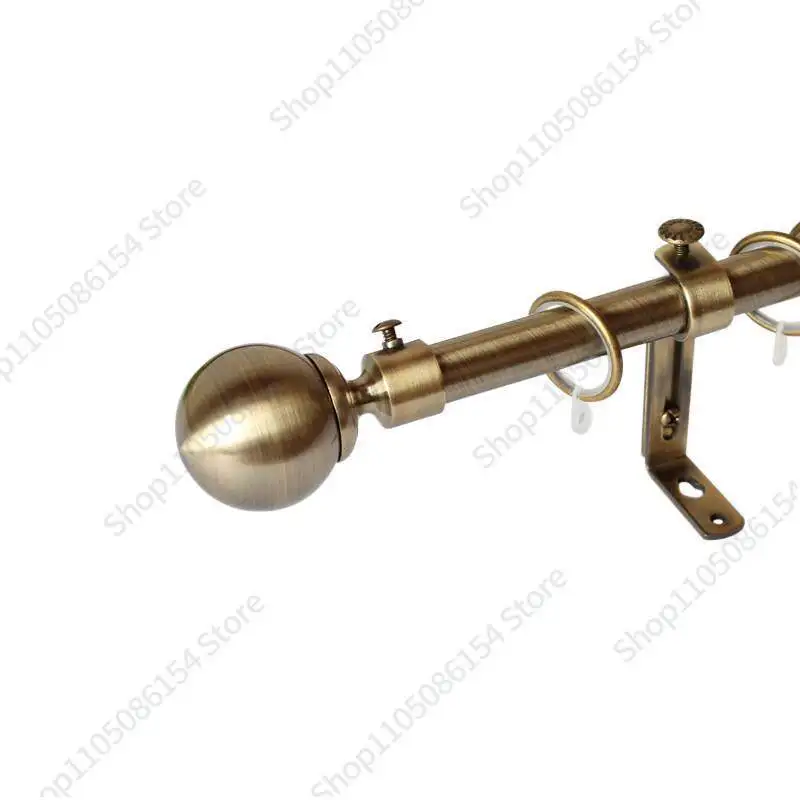 

Карниз для штор из кованого железа Qinggu 19 мм, в скандинавском стиле, римский карниз, одинарный и двойной карниз.