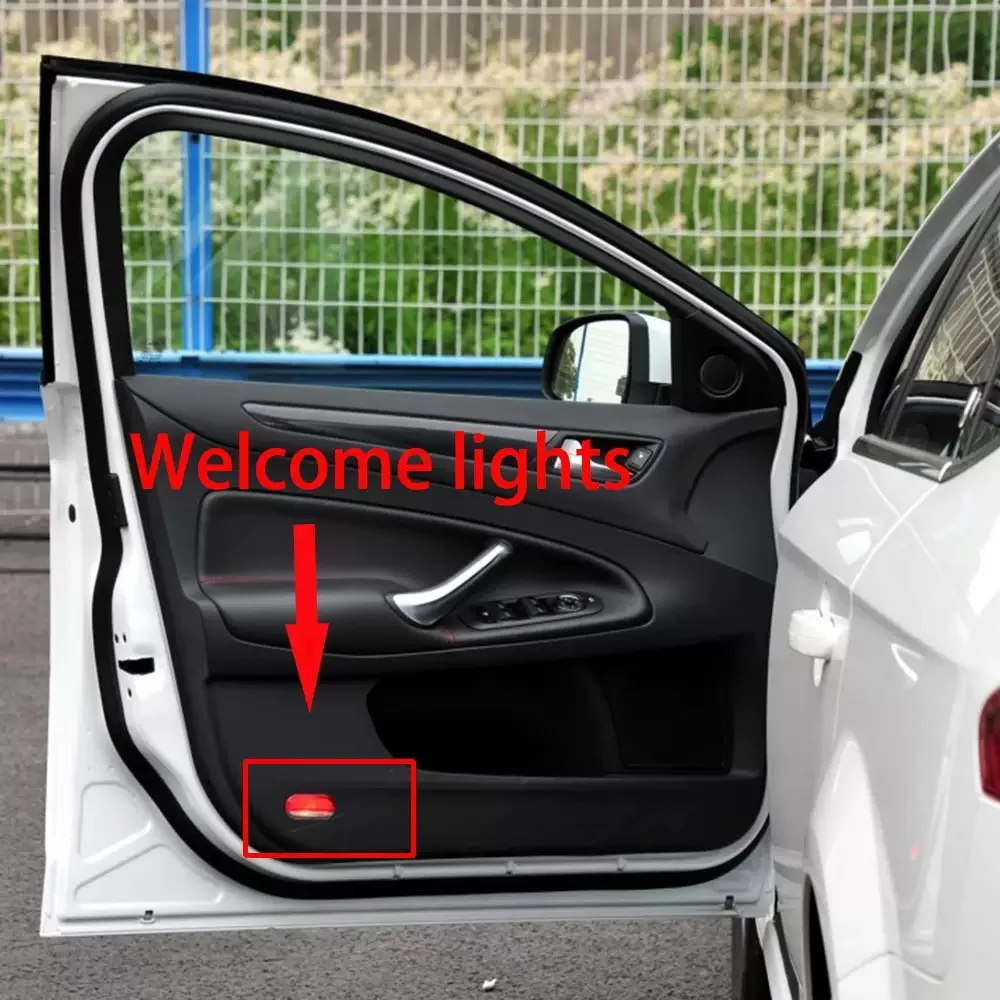 

2PC Badge Door Light GTI Welcome Light Ghost Shadow Light For VW Golf Beetle Jetta MK4 Vento Lavida Caddy MK3 Polo Sharan Touran